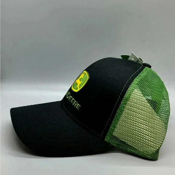 Official John Deere Hat Trucker Snap Back Baseball  Cap - Picture 8 of 8